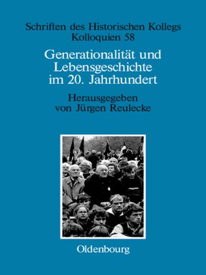 cover image of Generationalität und Lebensgeschichte im 20. Jahrhundert